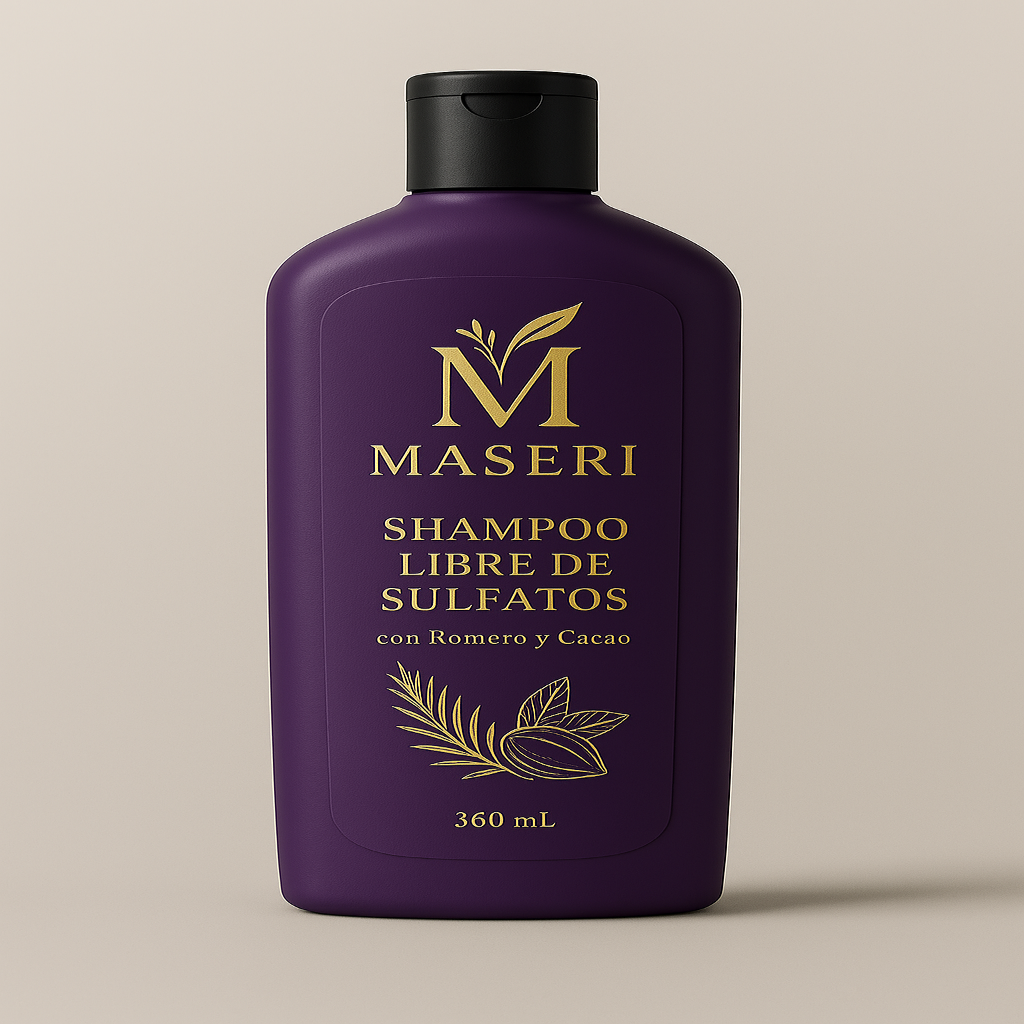 Shampoo con Romero y Cacao 360mL